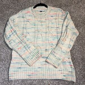 American Eagle Outfitters Pastel Knit Sweater Women’s Size XS Cozy Soft